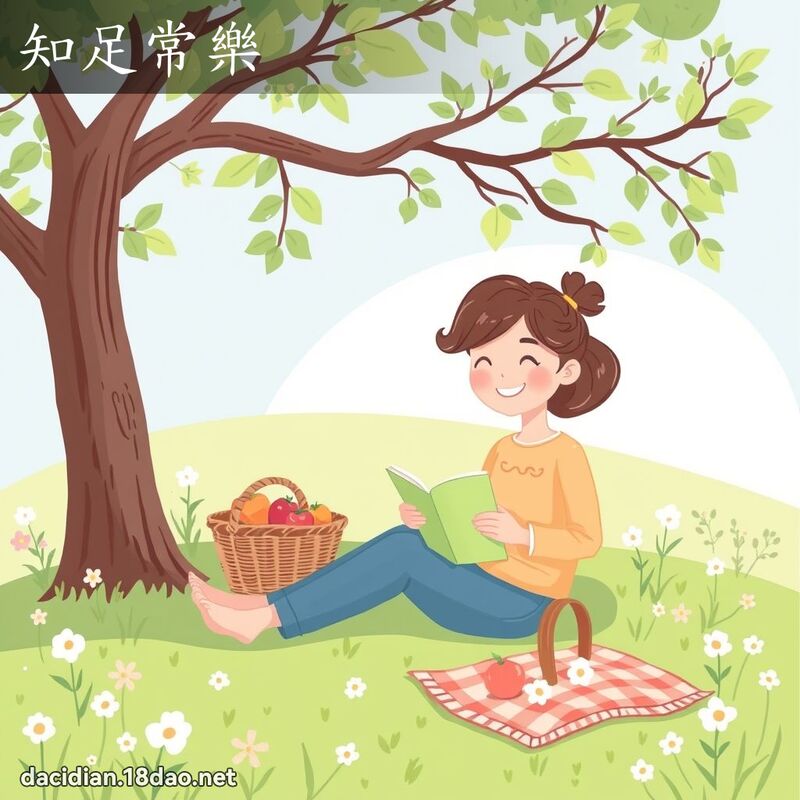 知足常樂 - 國語大辭典配圖