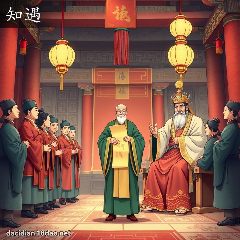 知遇 - 國語大辭典配圖