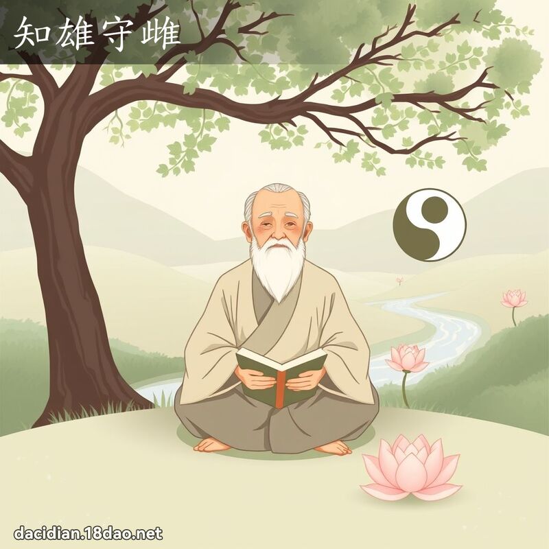 知雄守雌 - 國語大辭典配圖