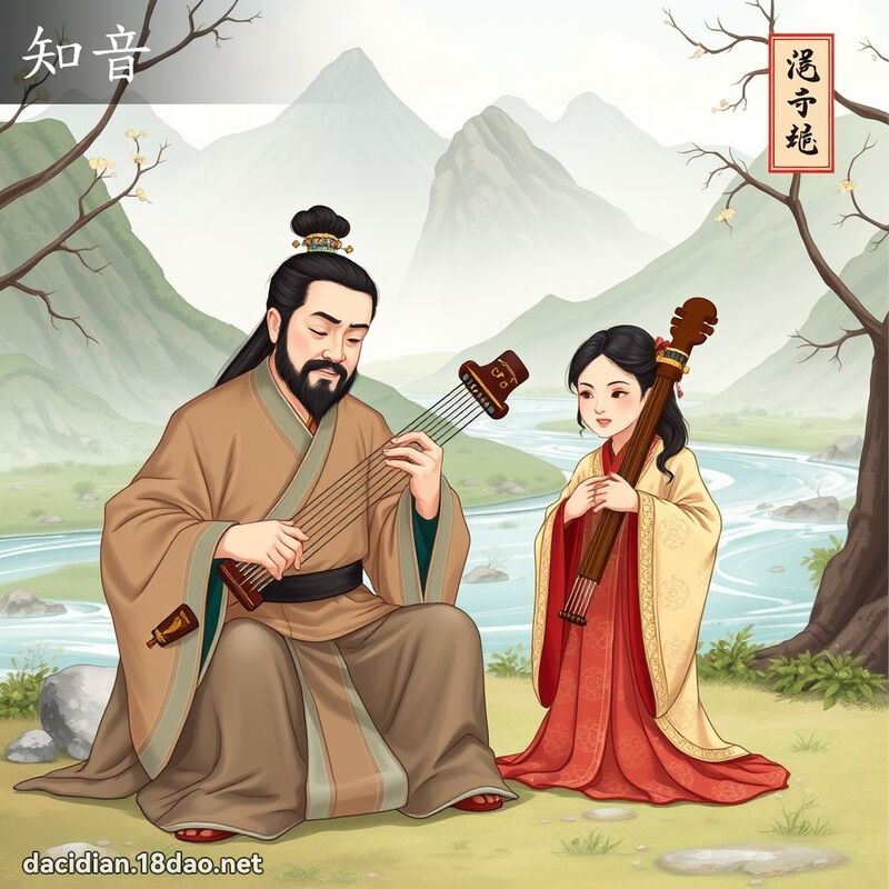 知音 - 國語大辭典配圖