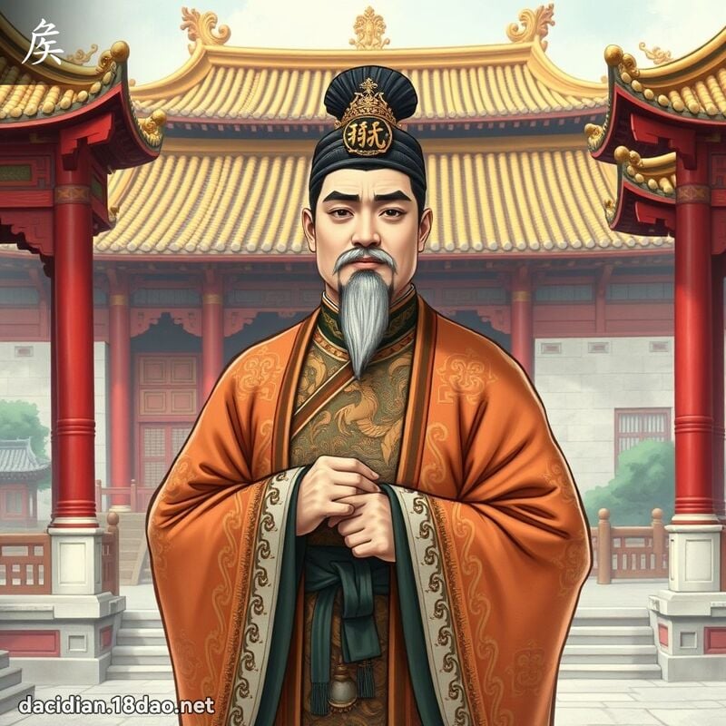矦 - 國語大辭典配圖