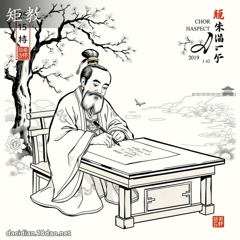 矩教 - 國語大辭典配圖