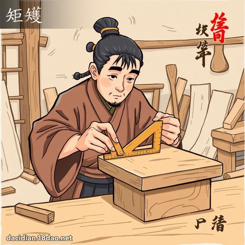 矩矱 - 國語大辭典配圖