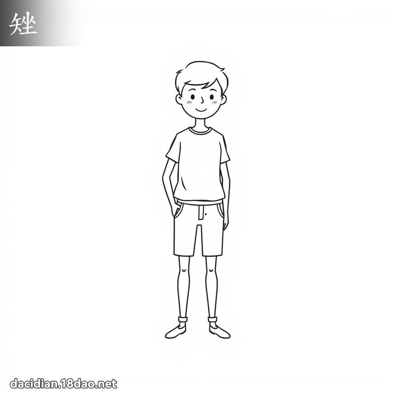 矬 - 国语大辞典配图