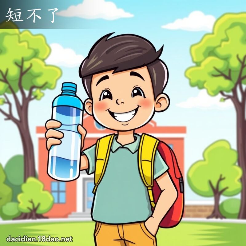 短不了 - 國語大辭典配圖