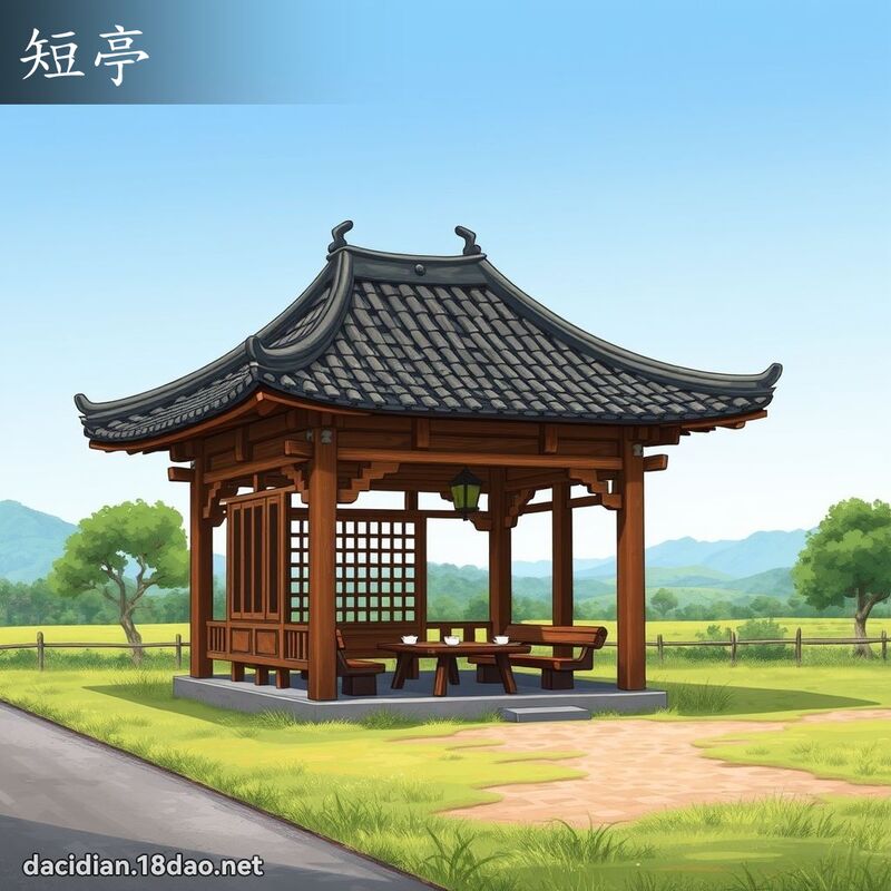 短亭 - 國語大辭典配圖