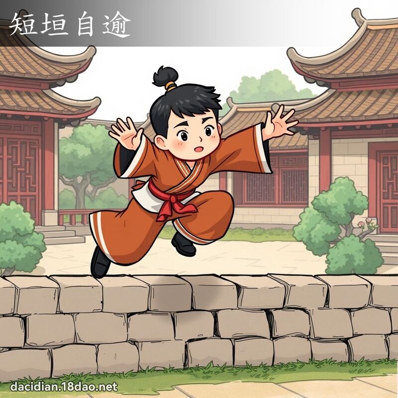 短垣自逾 - 國語大辭典配圖
