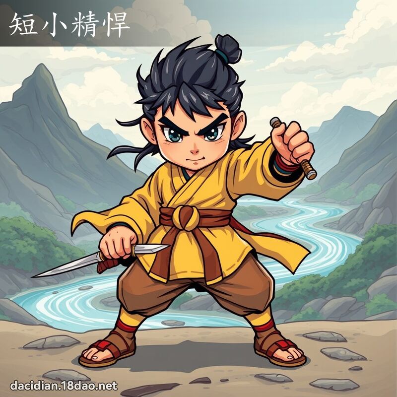 短小精悍 - 國語大辭典配圖