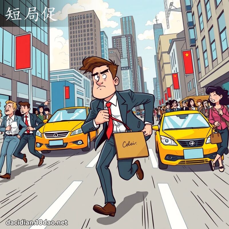 短局促 - 國語大辭典配圖