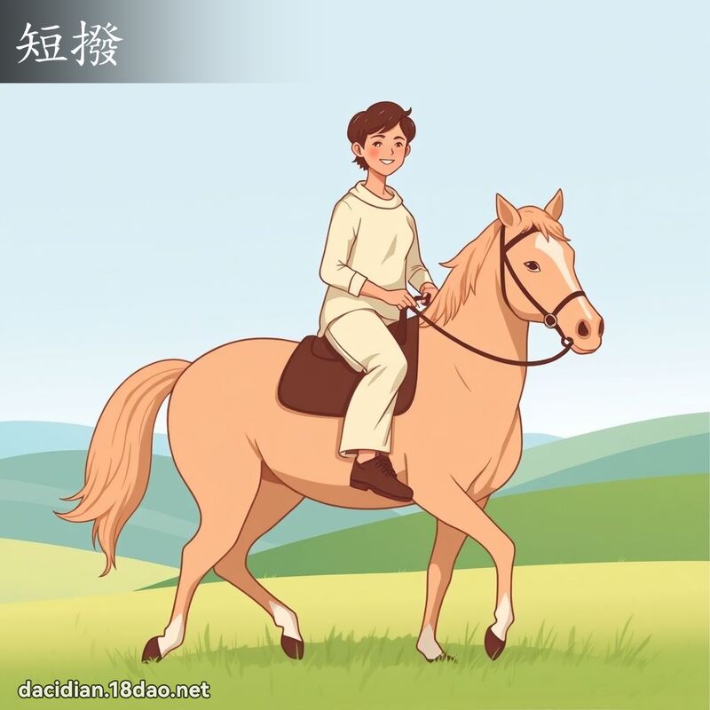 短撥 - 國語大辭典配圖