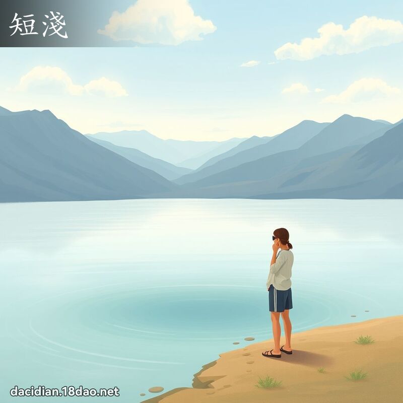 短淺 - 國語大辭典配圖