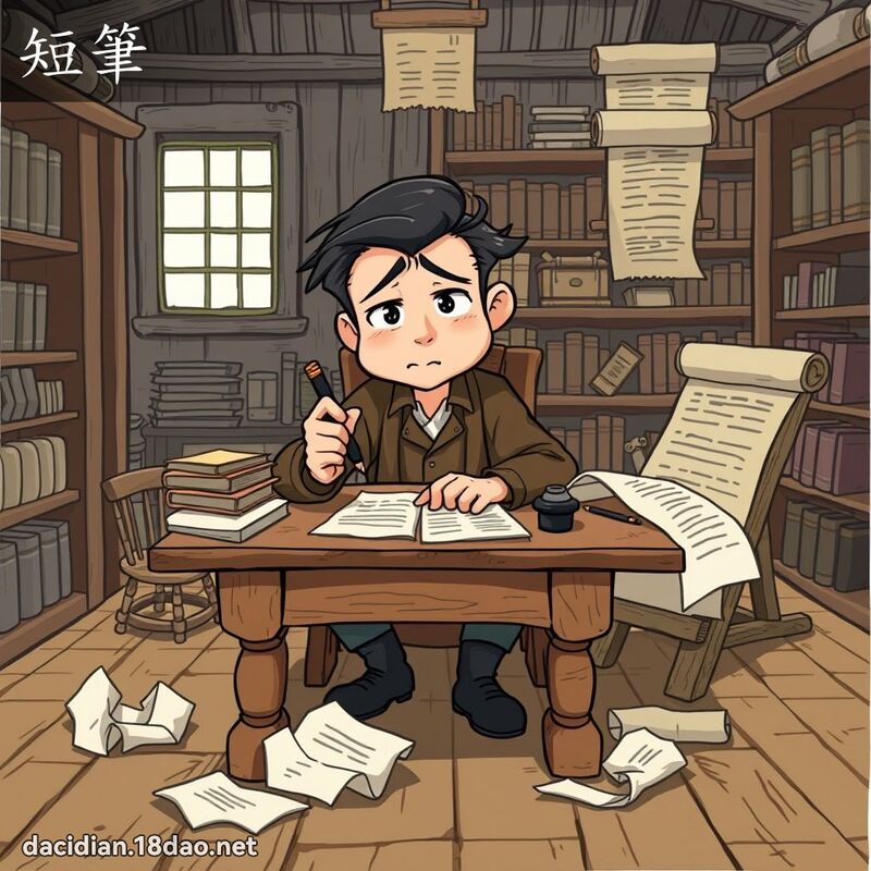 短笔 - 国语大辞典配图