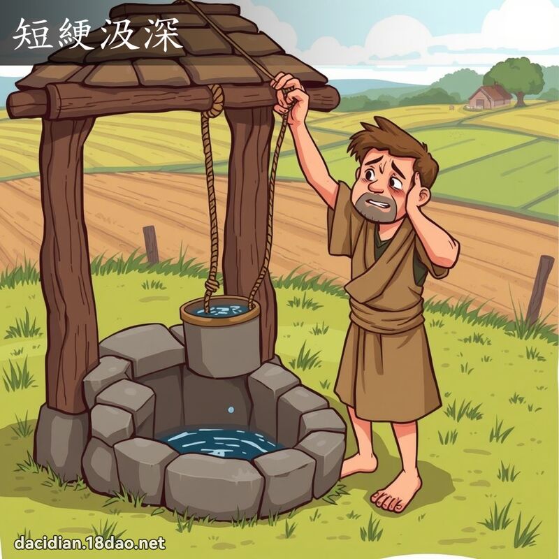 短綆汲深 - 國語大辭典配圖