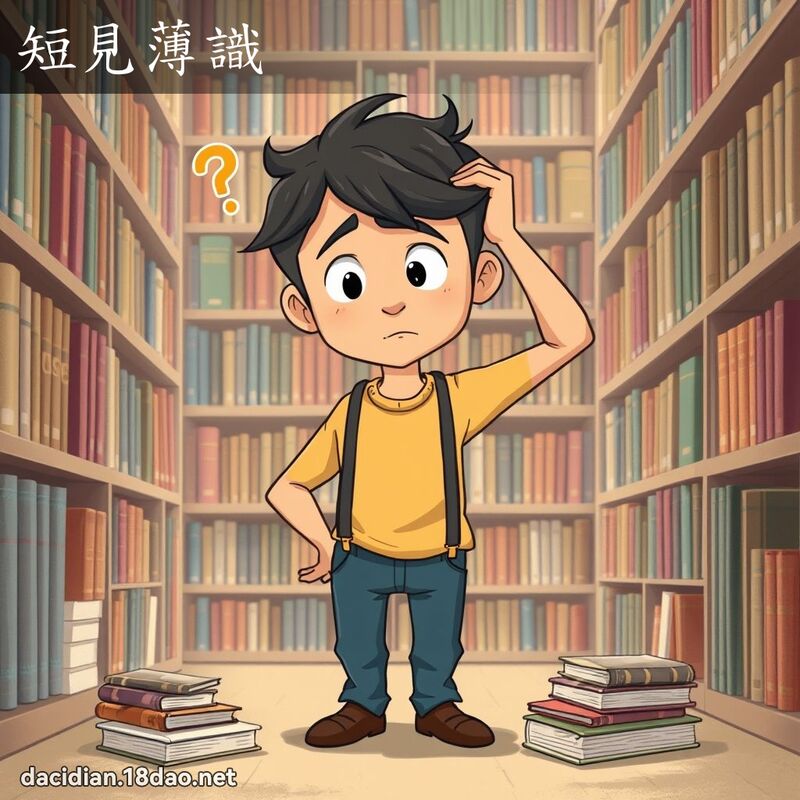 短见薄识 - 国语大辞典配图