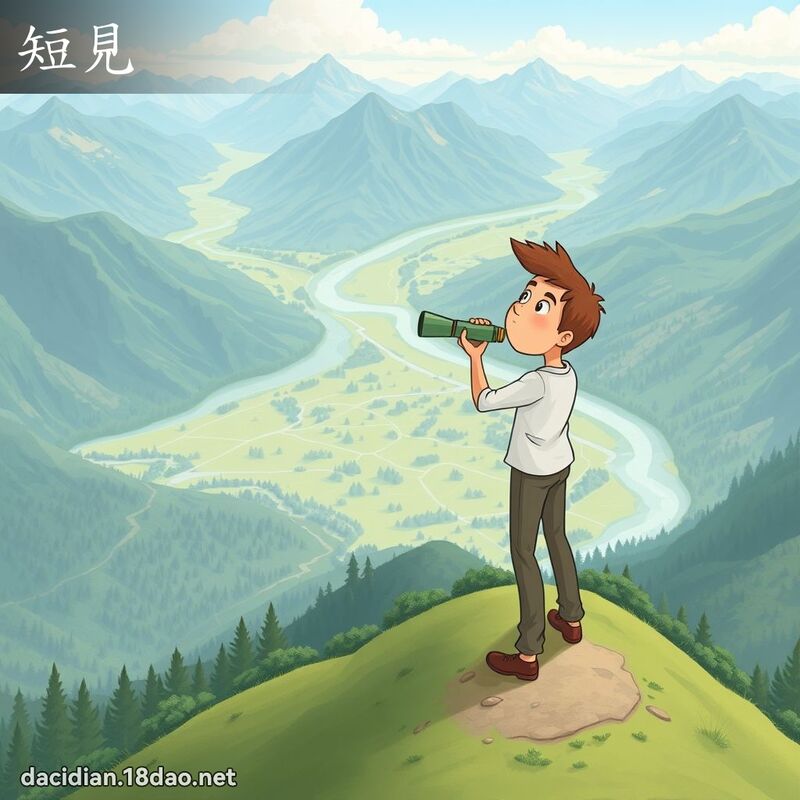 短见 - 国语大辞典配图