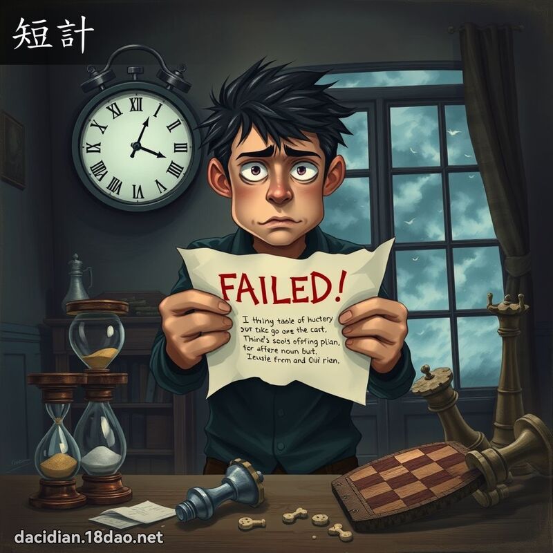 短計 - 國語大辭典配圖