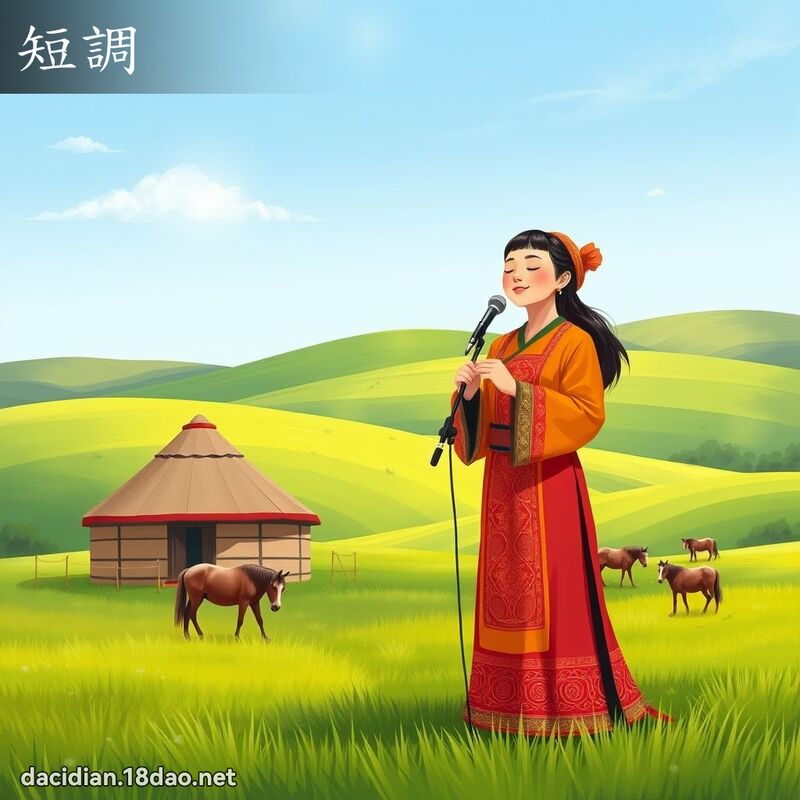 短调 - 国语大辞典配图