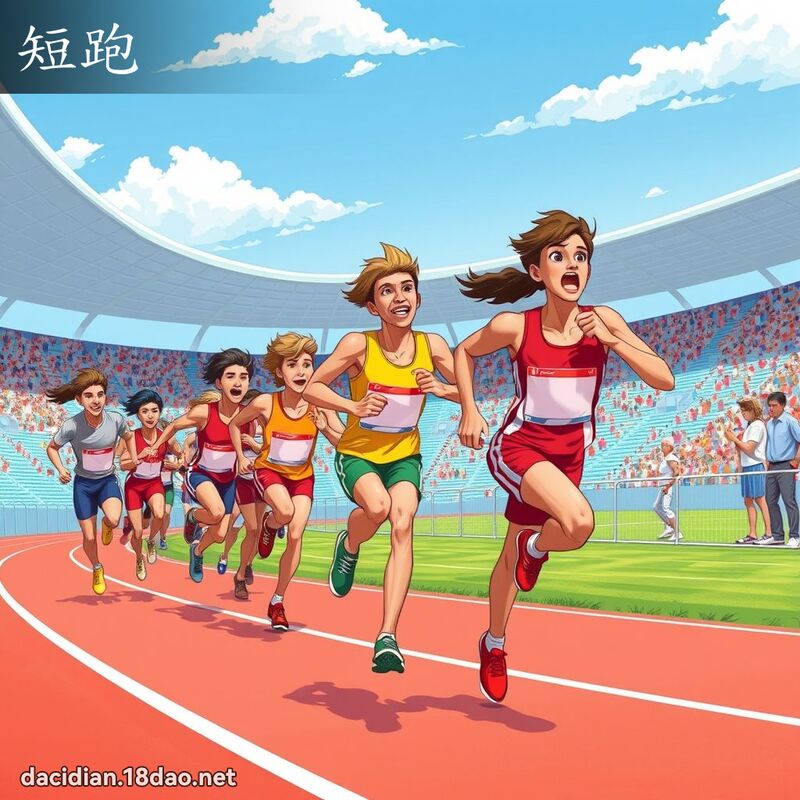 短跑 - 国语大辞典配图