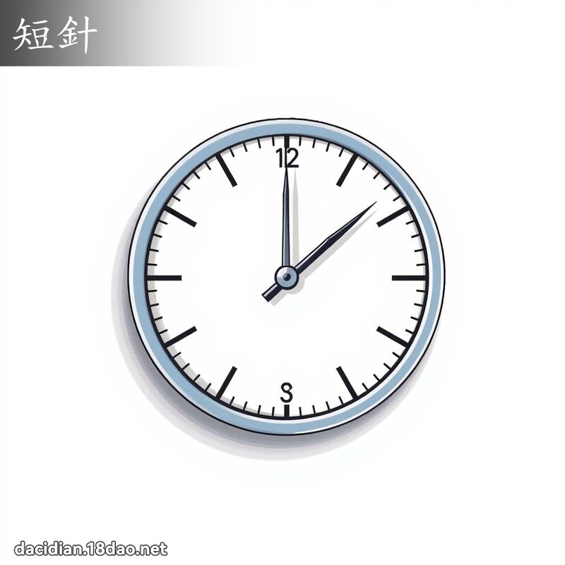 短针 - 国语大辞典配图