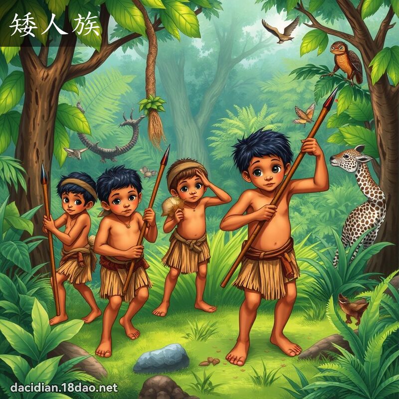 矮人族 - 国语大辞典配图