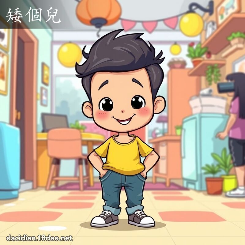 矮個兒 - 國語大辭典配圖