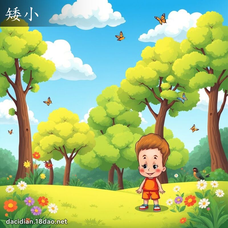 矮小 - 国语大辞典配图