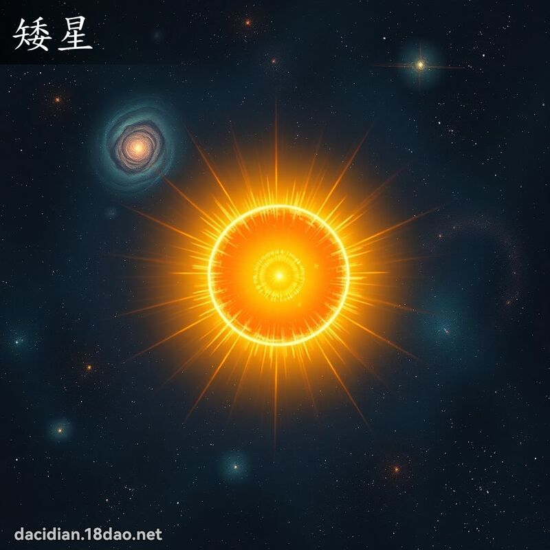矮星 - 国语大辞典配图