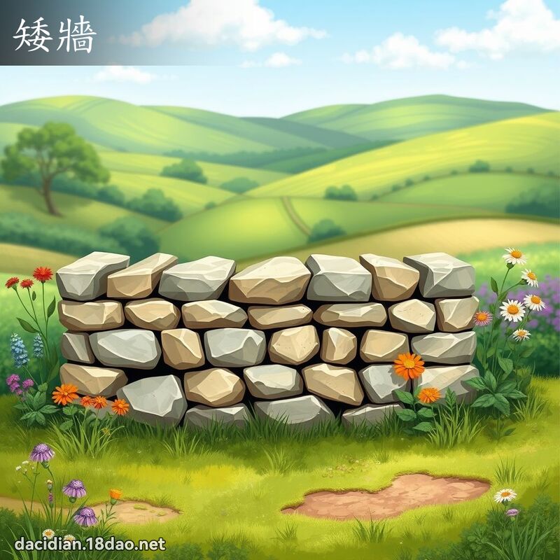 矮墙 - 国语大辞典配图