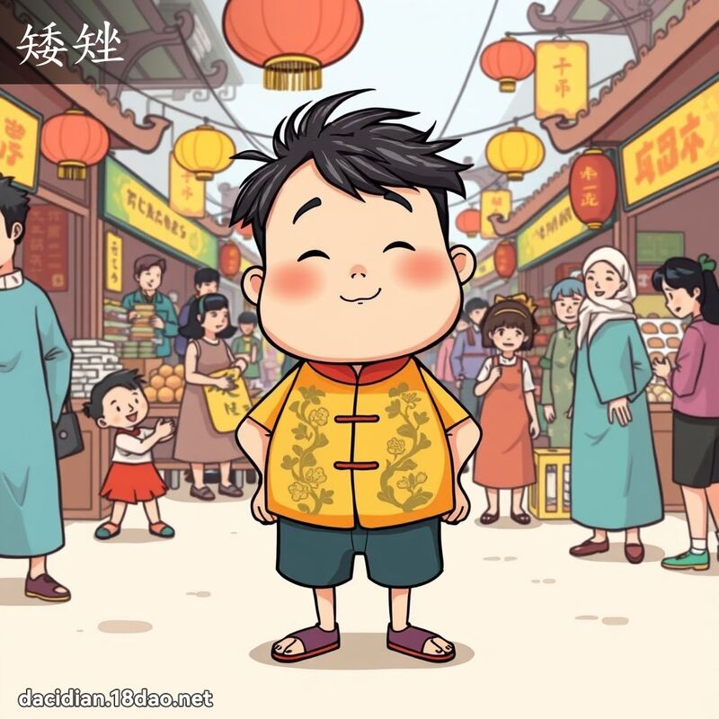 矮矬 - 國語大辭典配圖