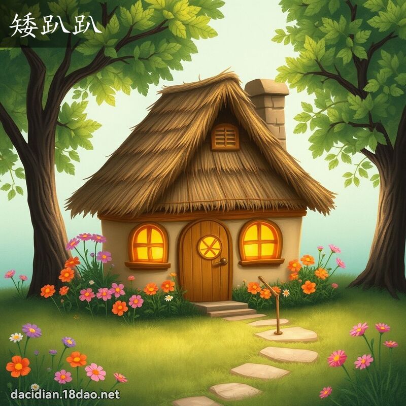 矮趴趴 - 國語大辭典配圖