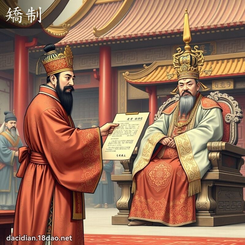 矯制 - 國語大辭典配圖
