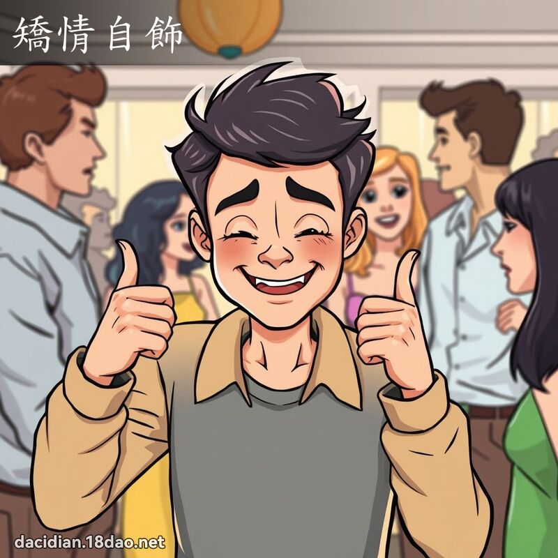 矯情自飾 - 國語大辭典配圖