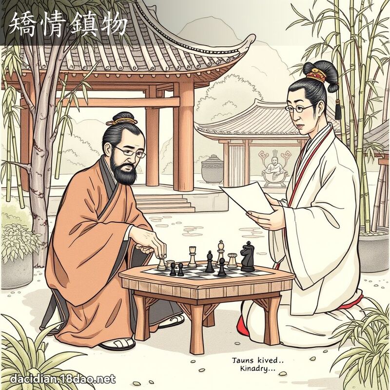 矯情鎮物 - 國語大辭典配圖