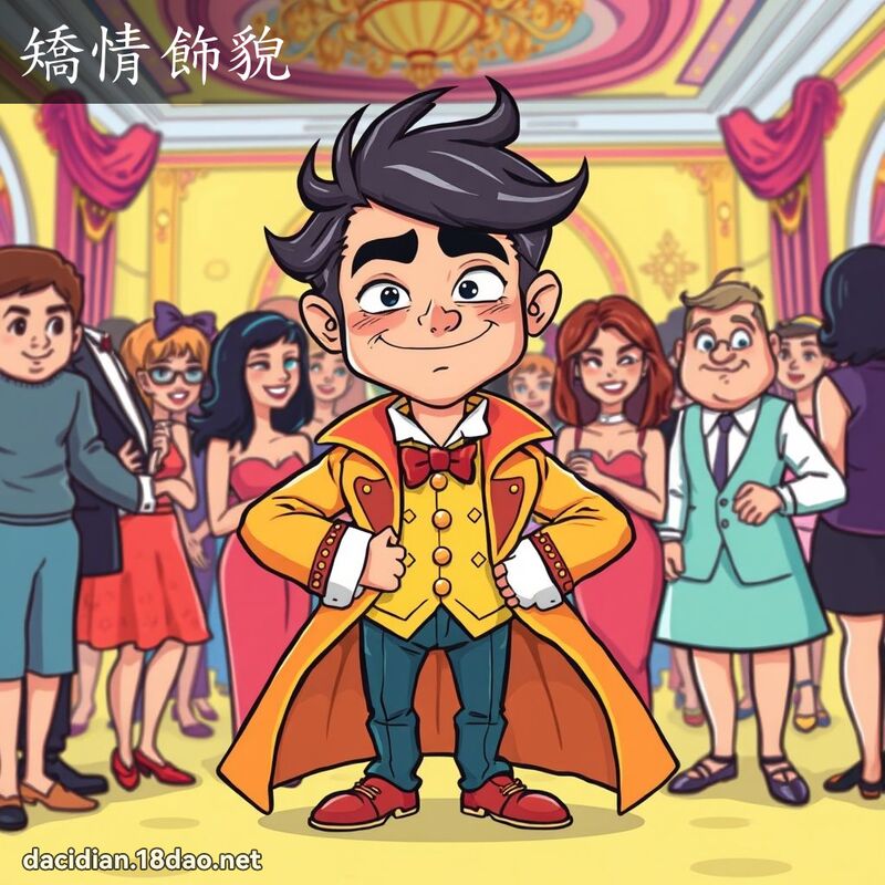矯情飾貌 - 國語大辭典配圖