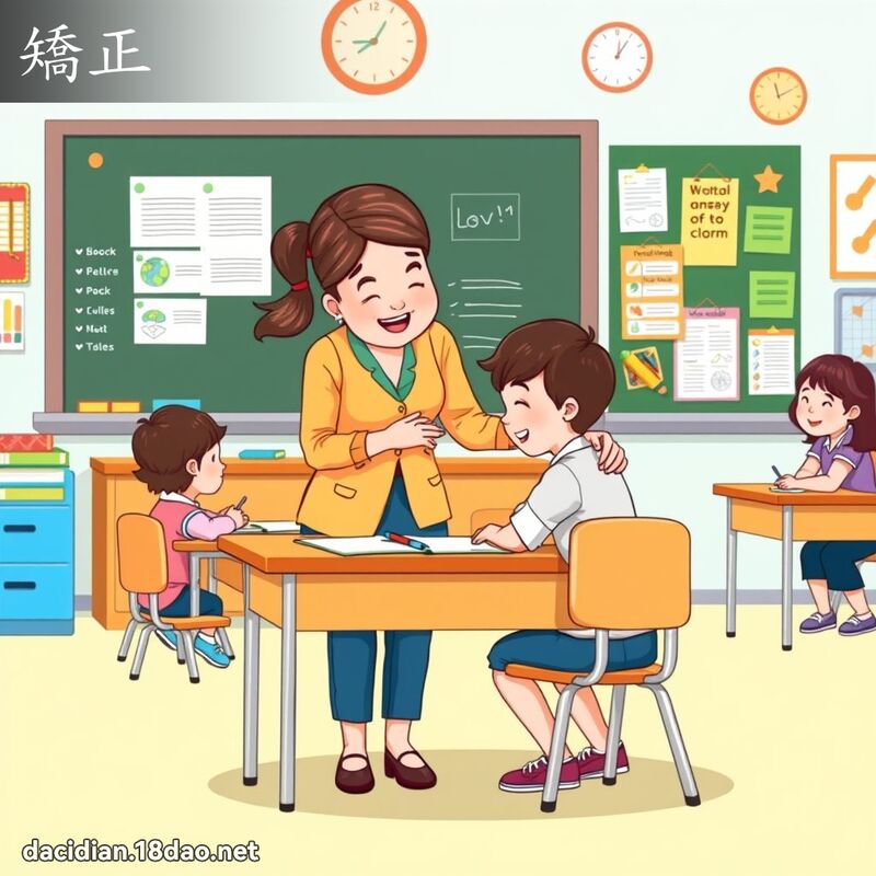 矯正 - 國語大辭典配圖