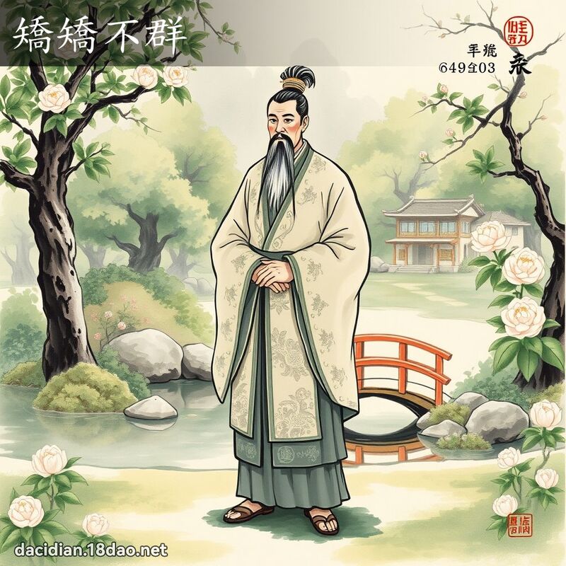 矯矯不群 - 國語大辭典配圖