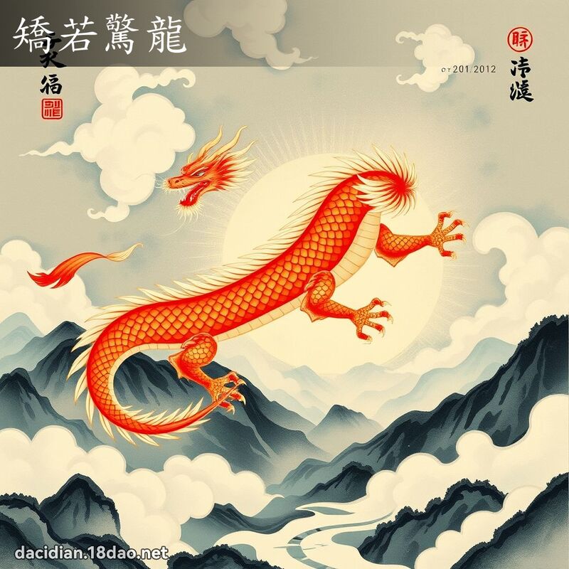 矫若惊龙 - 国语大辞典配图