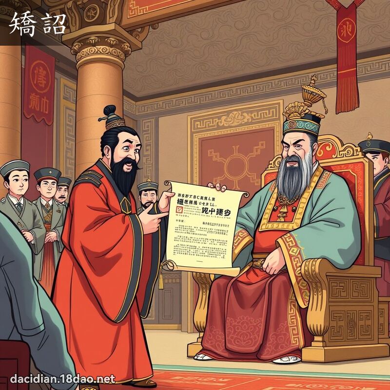 矯詔 - 國語大辭典配圖