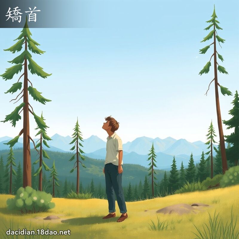 矯首 - 國語大辭典配圖