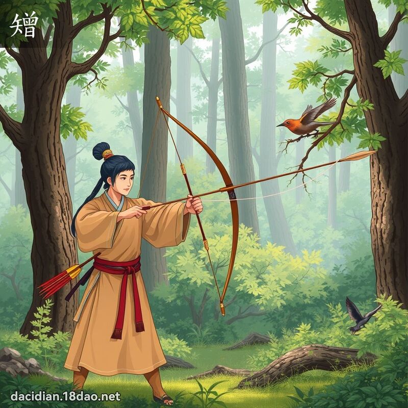 矰 - 國語大辭典配圖