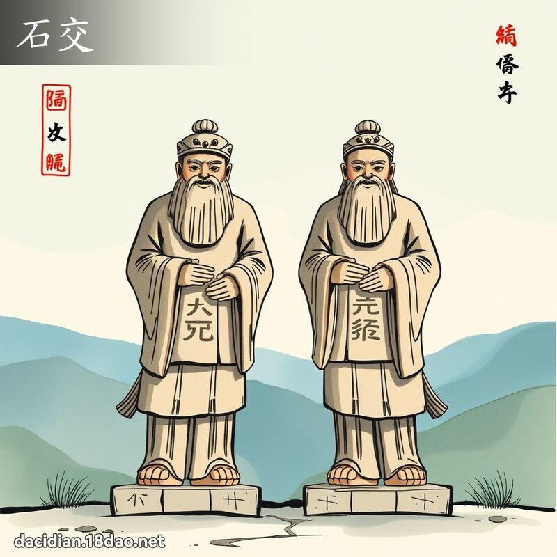 石交 - 国语大辞典配图