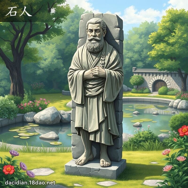 石人 - 国语大辞典配图