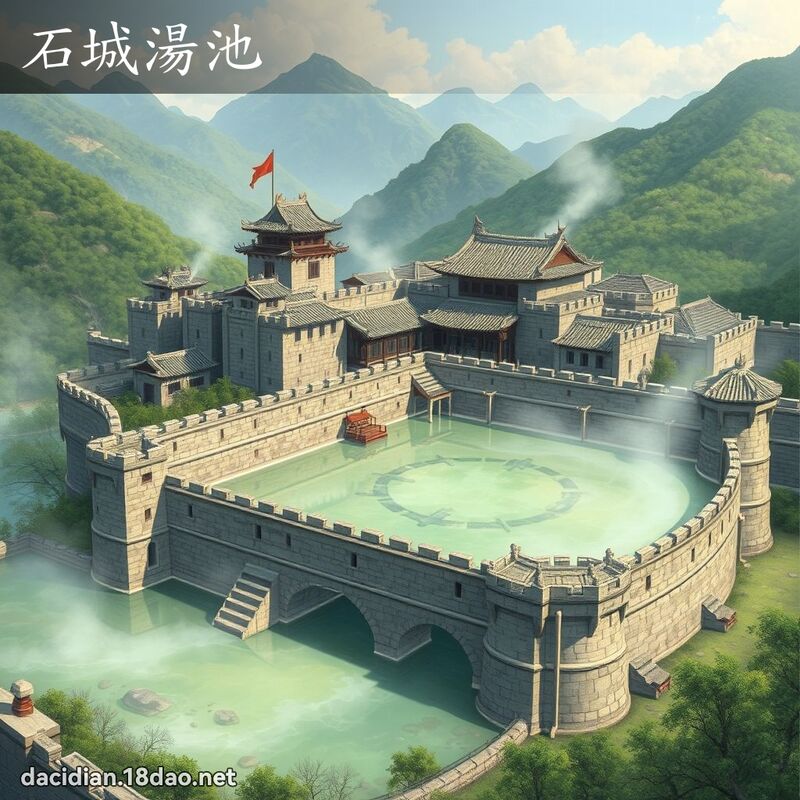 石城湯池 - 國語大辭典配圖