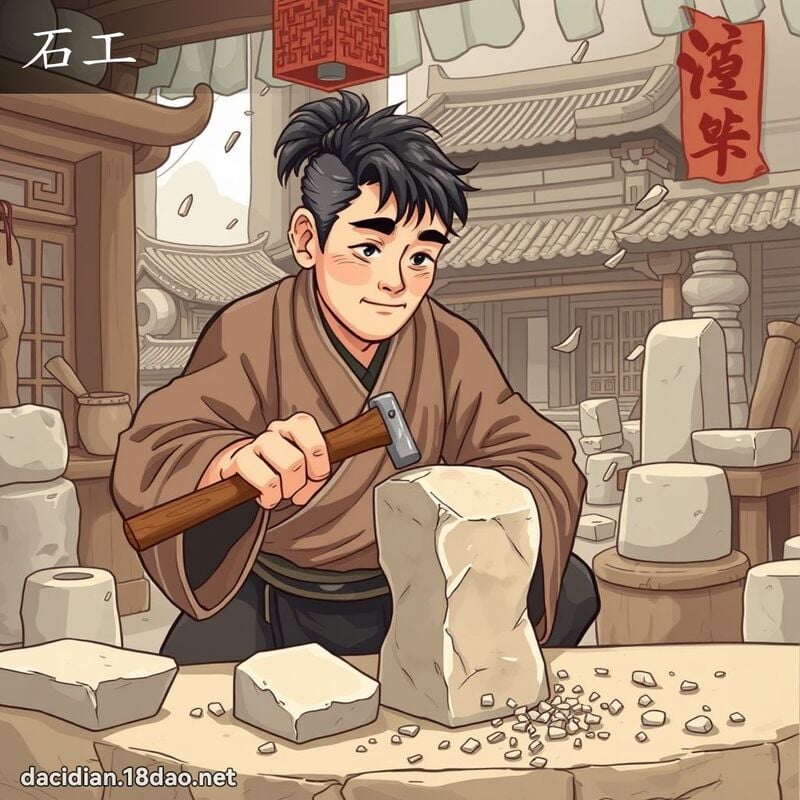 石工 - 国语大辞典配图
