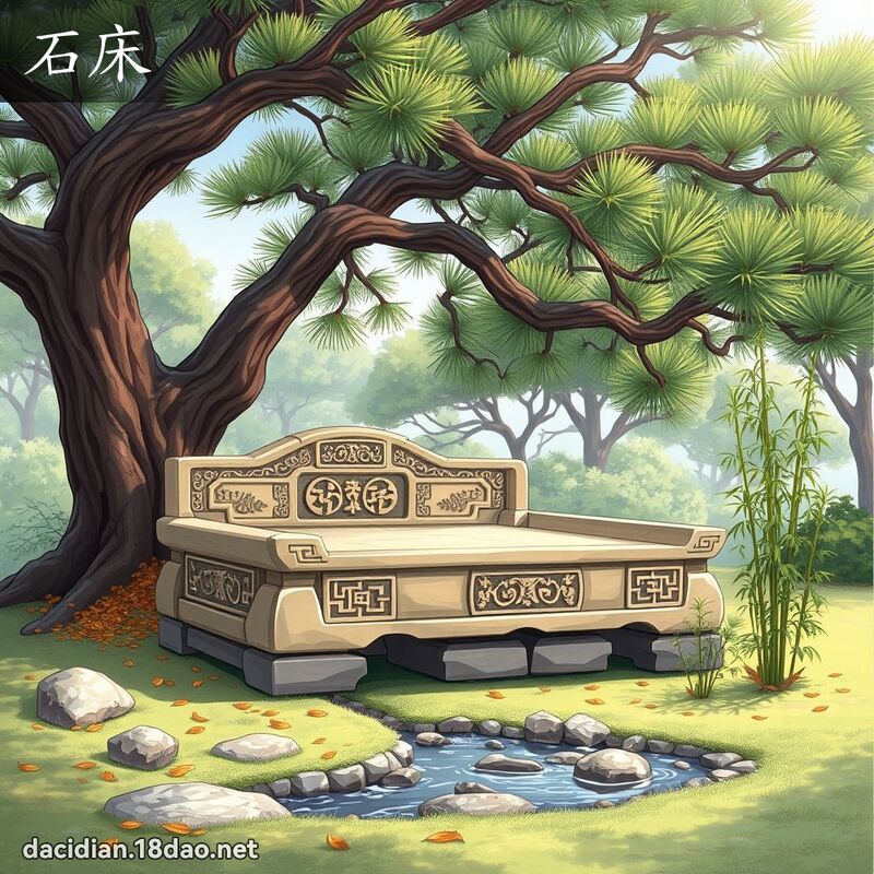 石床 - 國語大辭典配圖