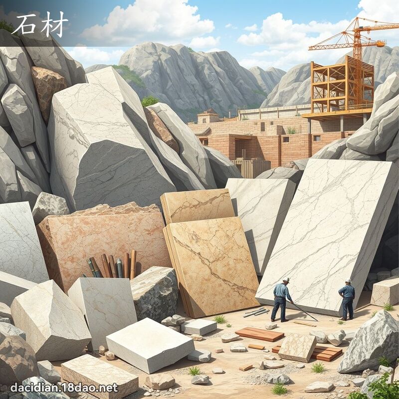 石材 - 国语大辞典配图