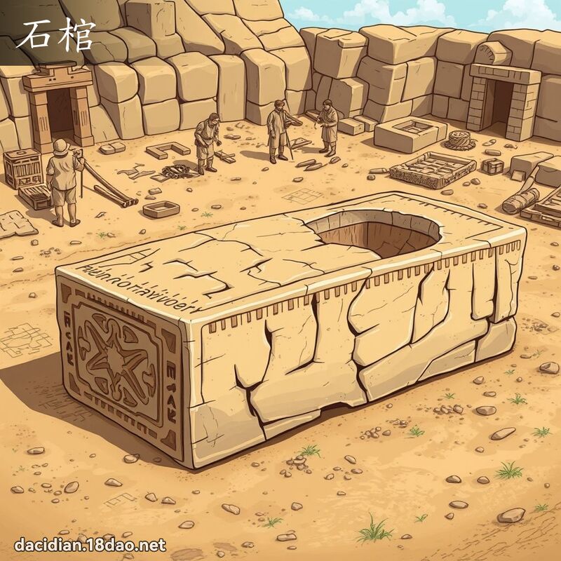 石棺 - 國語大辭典配圖