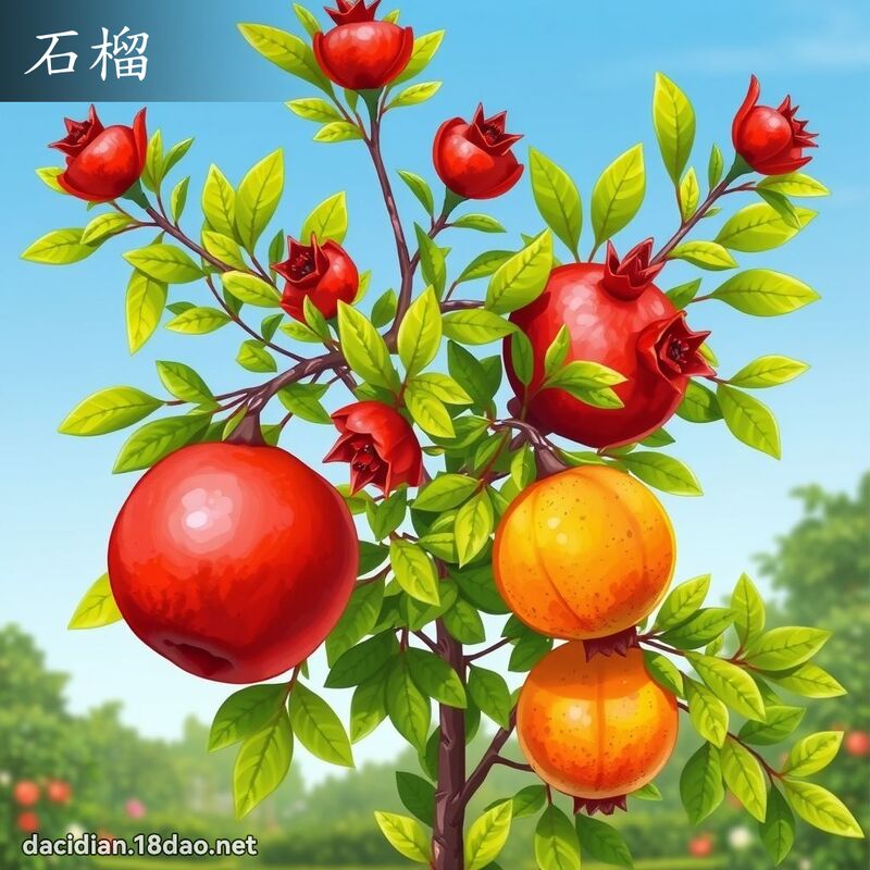 石榴 - 國語大辭典配圖