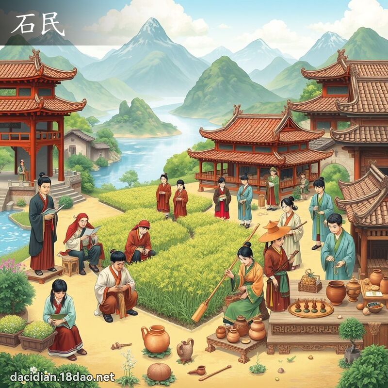 石民 - 國語大辭典配圖