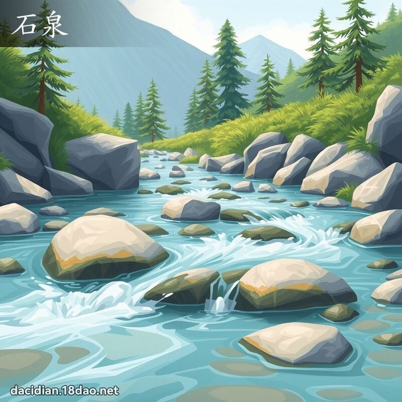 石泉 - 国语大辞典配图